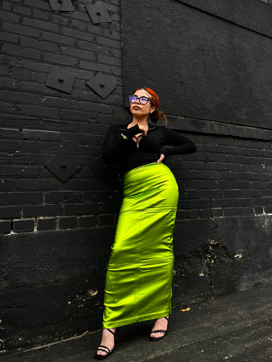MIXY| Metallic Skirt